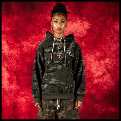 skeleton soldier/Camo [hoodie]