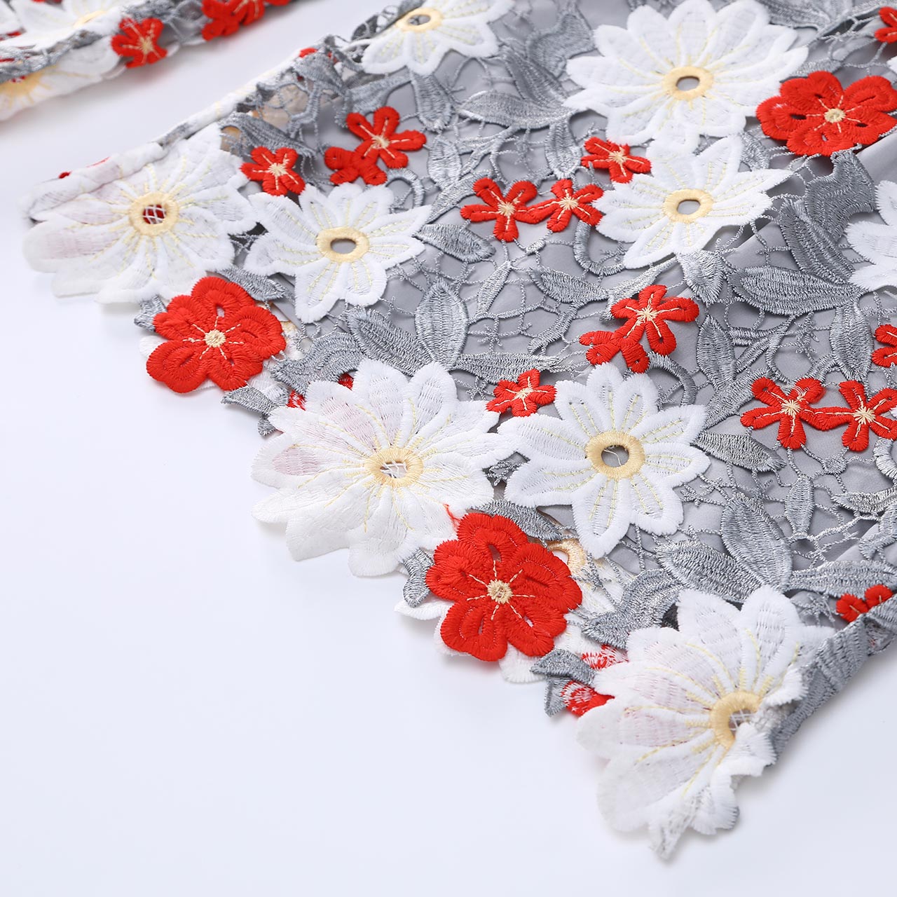 Ashen Petal Grove [guipure pants]