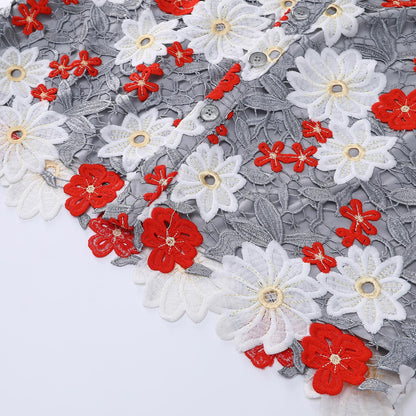 Ashen Petal Grove [guipure shirt]