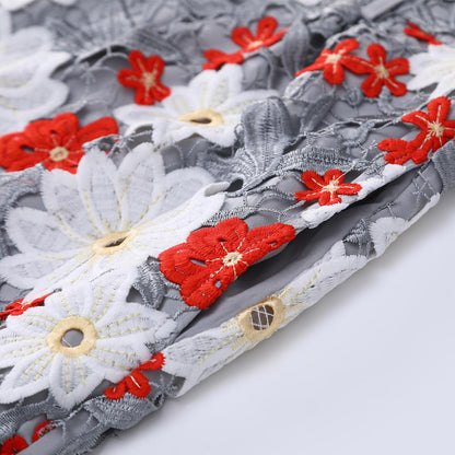 Ashen Petal Grove [guipure pants]