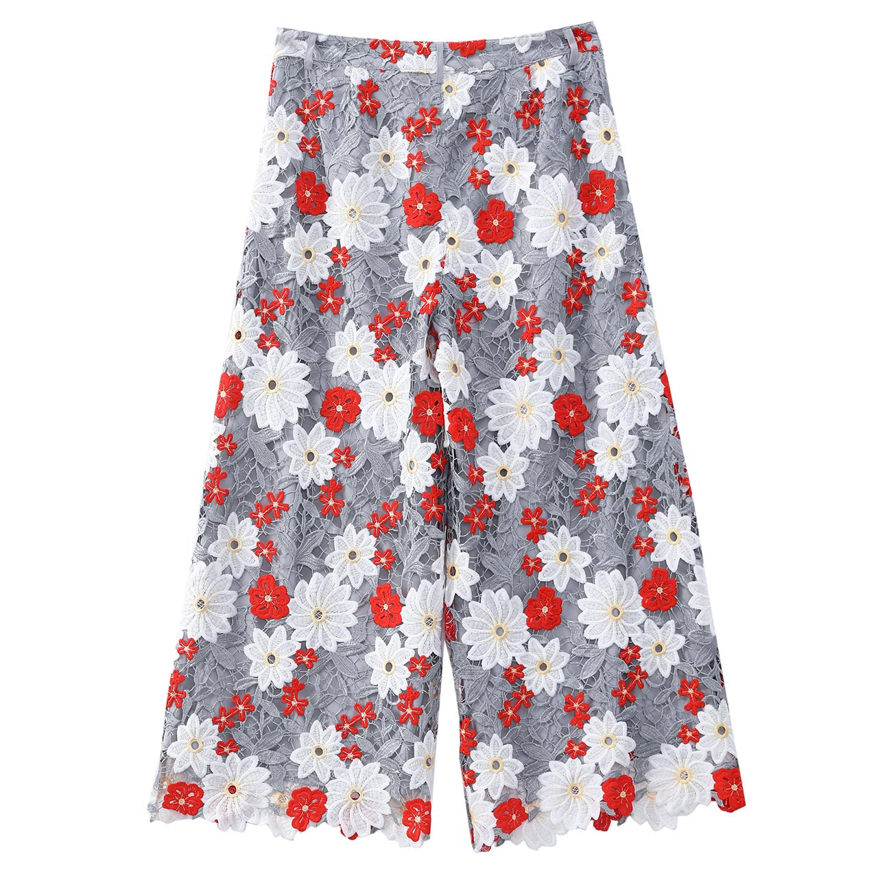 Ashen Petal Grove [guipure pants]