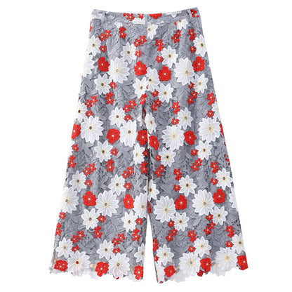 Ashen Petal Grove [guipure pants]