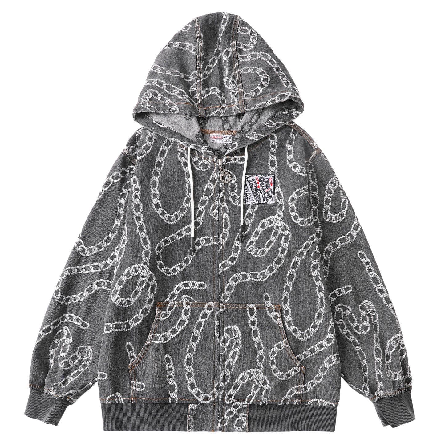 chains/ASH denim [hoodie ⛓️]