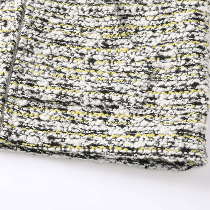 black & yellow/TWEED [hoodie]