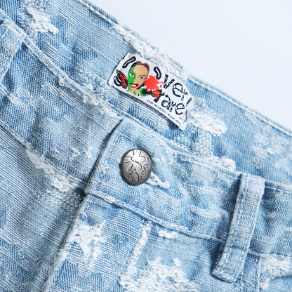 Skel/sword [denim pants]