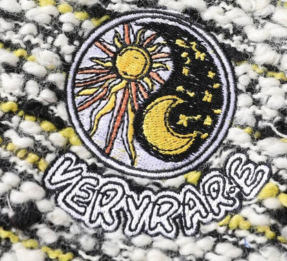 black & yellow/TWEED [hoodie]