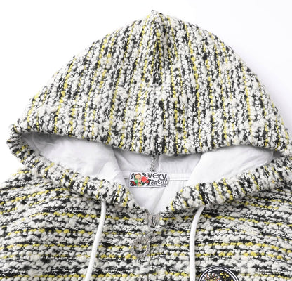 black & yellow/TWEED [hoodie]