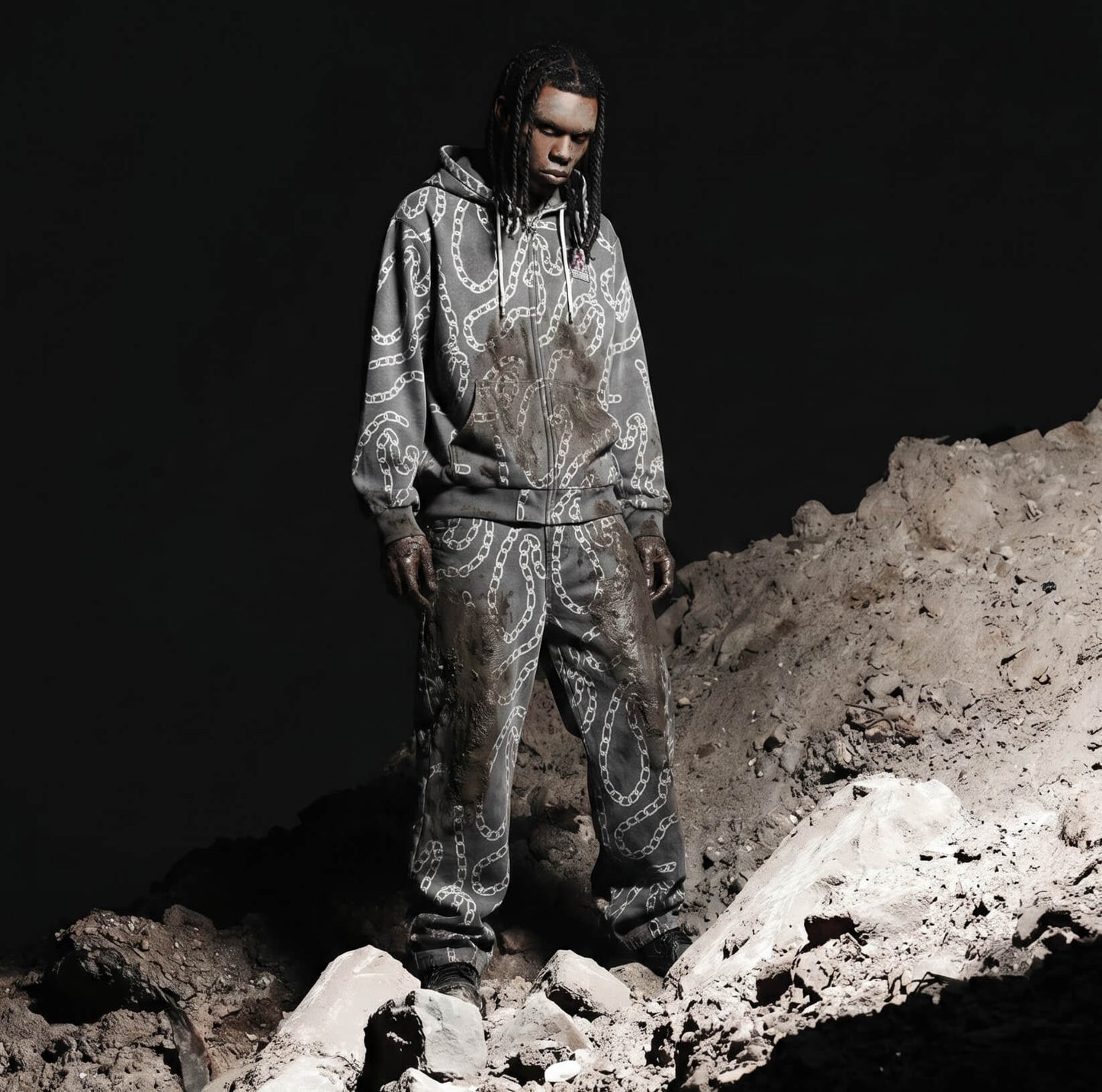 chains/ASH denim [hoodie ⛓️]