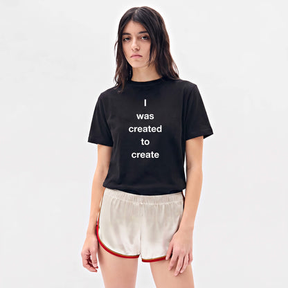 created to create [tee]