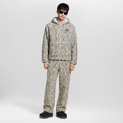 black & yellow/TWEED [hoodie]